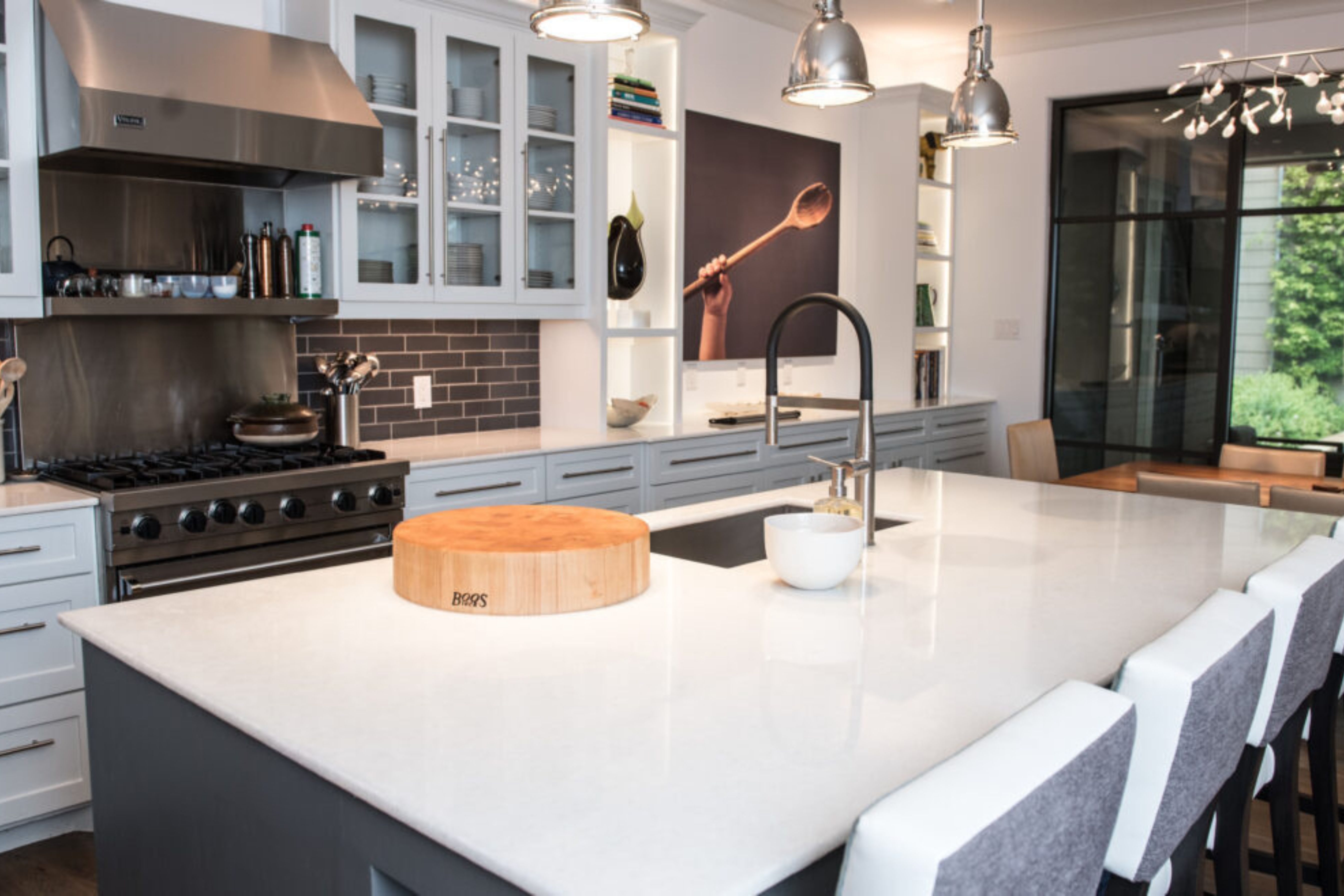 Marble Countertops in kitchen